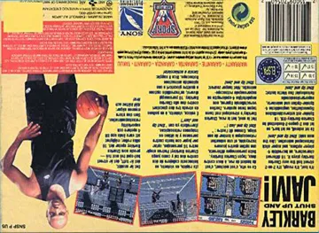 Barkley Shut Up and Jam! (USA) box cover back